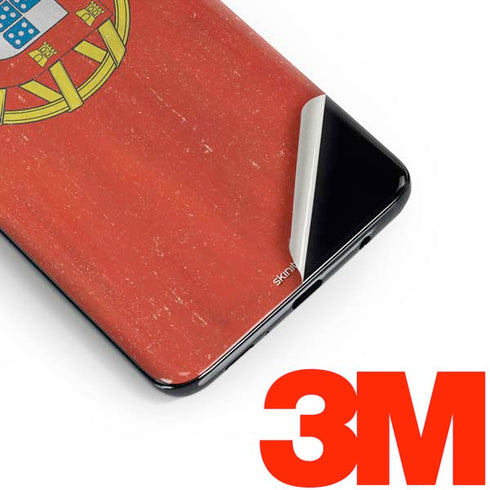 Portugal Flag Distressed Galaxy S10 Skin